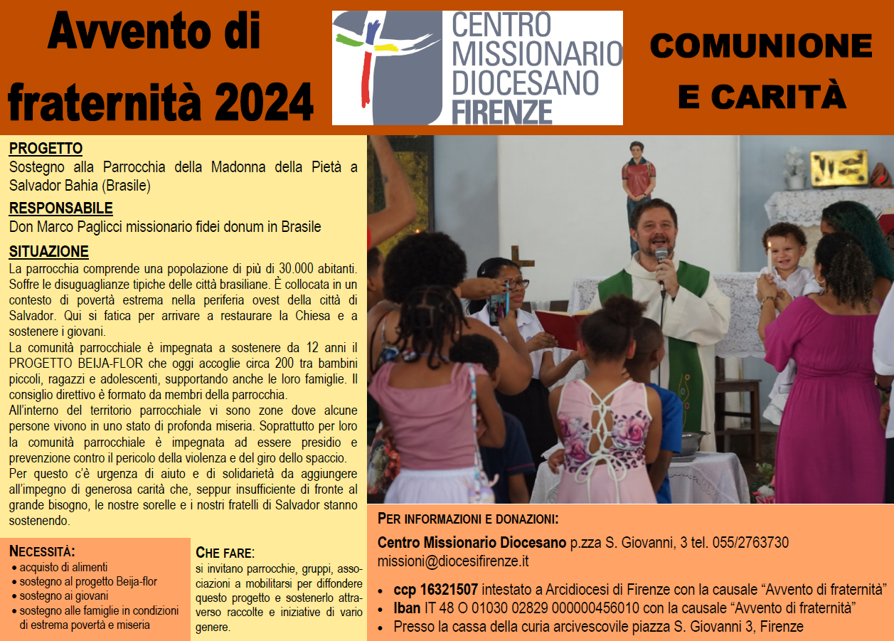 Avvento di fraternità 2024