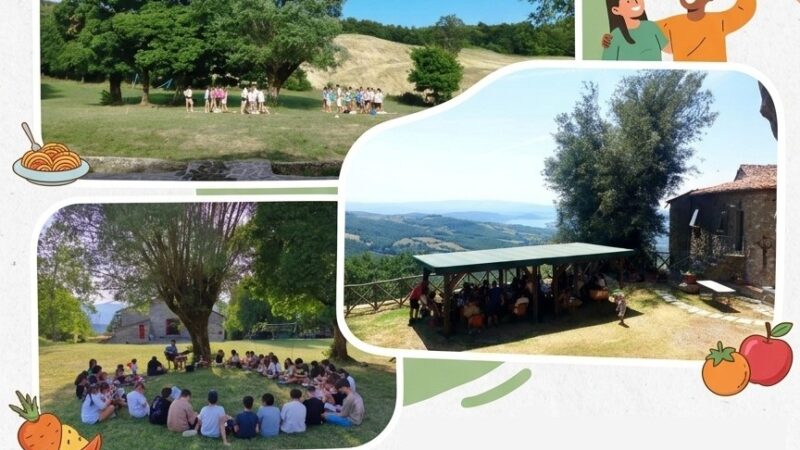 Cena famiglie campo estivo