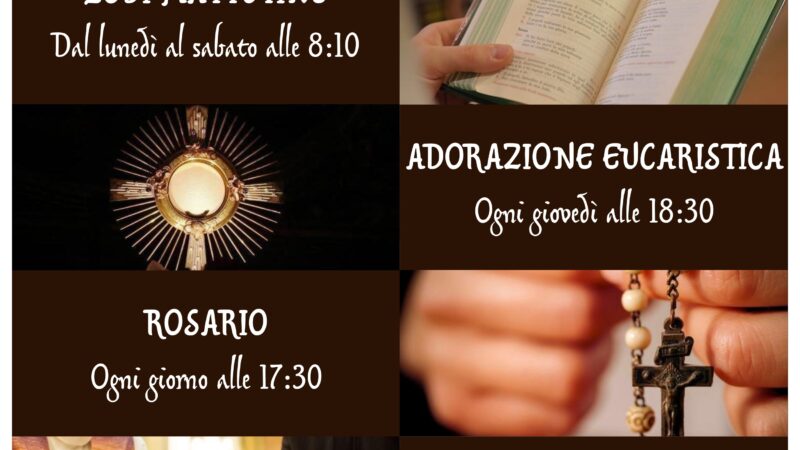 Orari liturgici 2026/27
