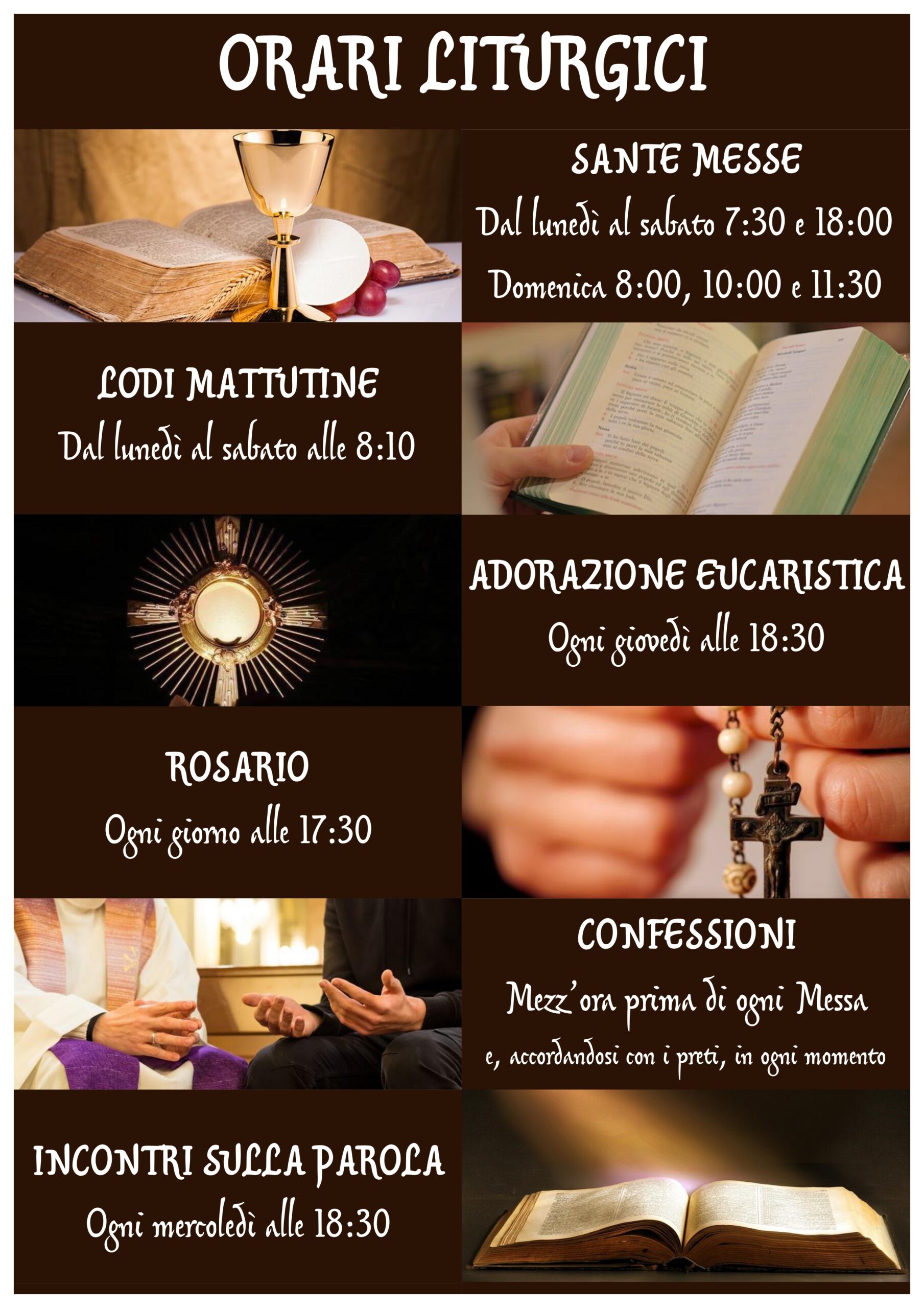 Orari liturgici 2026/27